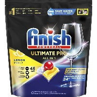 Finish Quantum Ultimate Pro Dishwashing Tablets Lemon 46pk