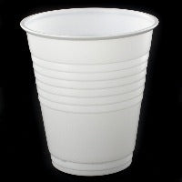 White Plastic Cups 185ml 50pk