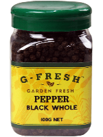 G Fresh Pepper Black Whole 100g